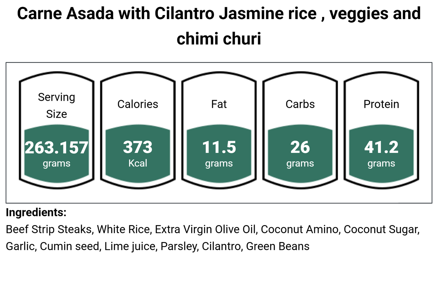 Carne Asada with Cilantro Rice and Veggies (GF) (DF)