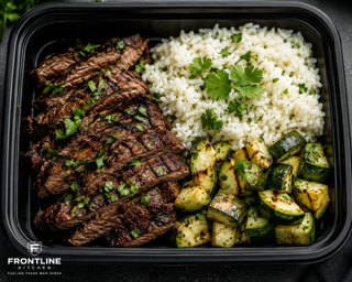 Carne Asada with Cilantro Rice and Veggies (GF) (DF)