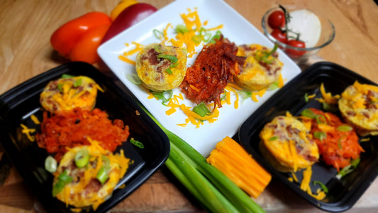 Egg bites with Spanish Hashbrowns
